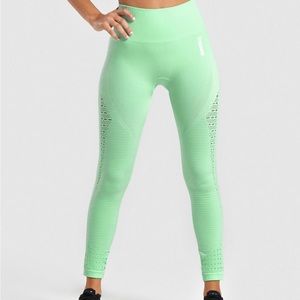 L, Gymshark Energy Seamless mint leggings